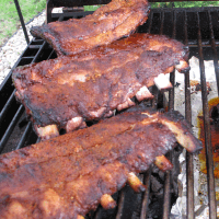 Final crust on the ribs